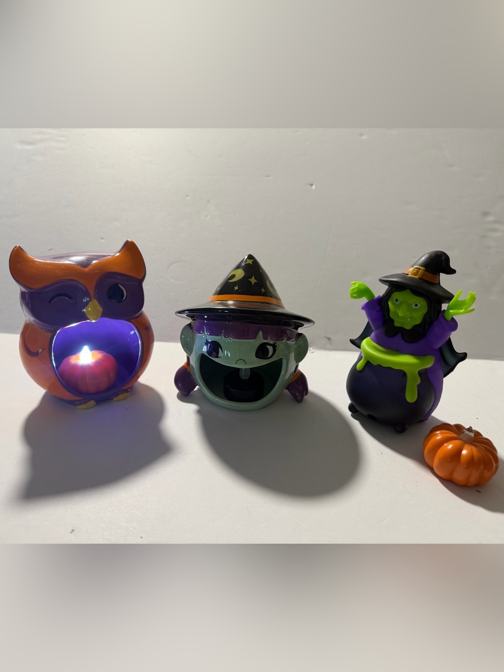 Target Halloween Figurine Set - Orange, Purple, Green & Black